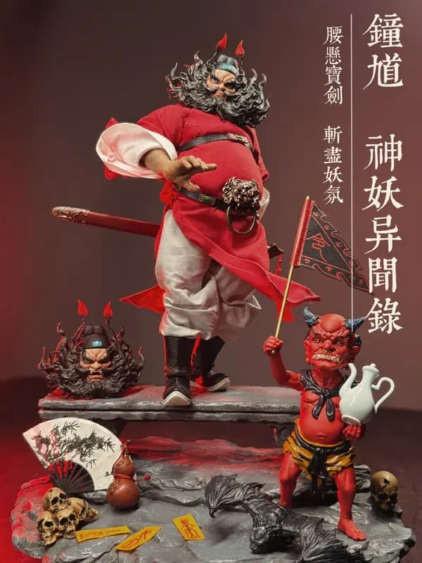POPCOSTUME 1/12 異聞錄鐘馗可動人偶闢邪版MYA-01S
