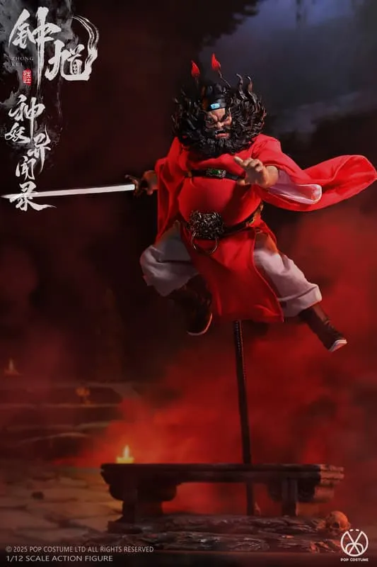 POPCOSTUME 1/12 異聞錄鐘馗可動人偶闢邪版MYA-01S