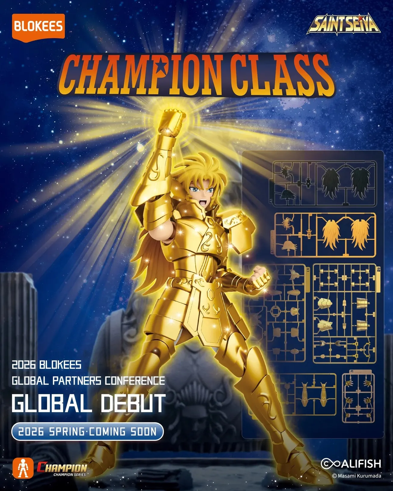 Blokees Saint Seiya Champion Series: Gemini Saga Model Kit